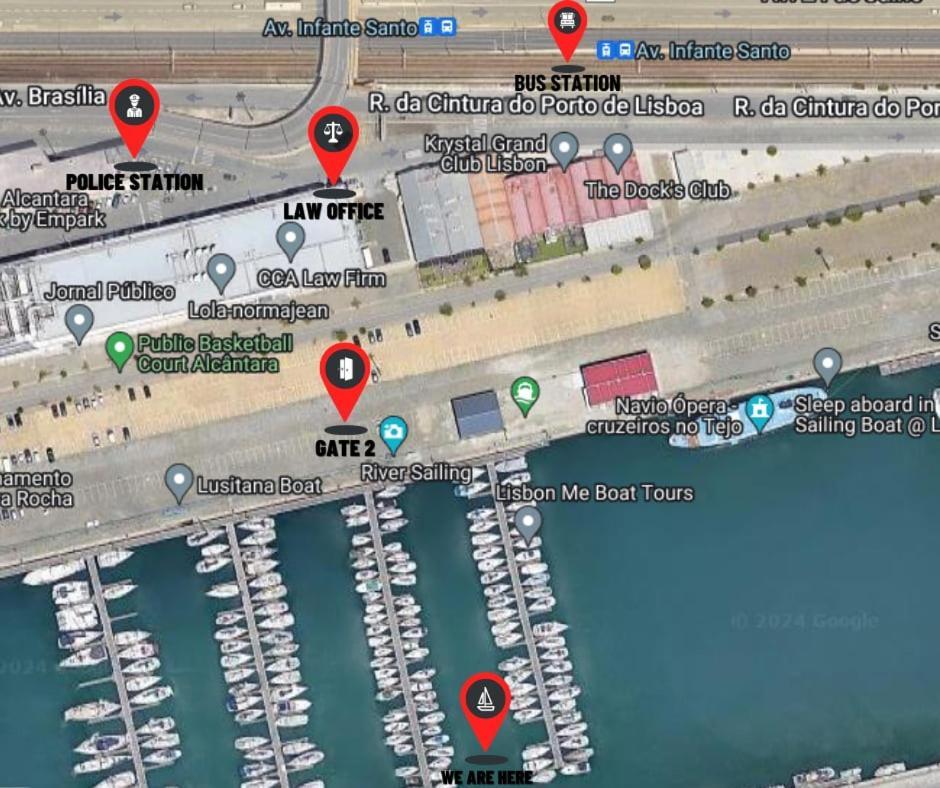 מלון Cozy Lisbon Marina Sleepaboard - Sail Away מראה חיצוני תמונה